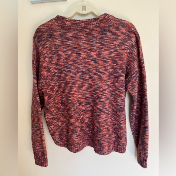 Madewell Space Dye Birchmont Side Button Pullover Sweater Small - Picture 2 of 7